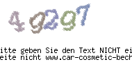 CAPTCHA-Bild zum Spam-Schutz